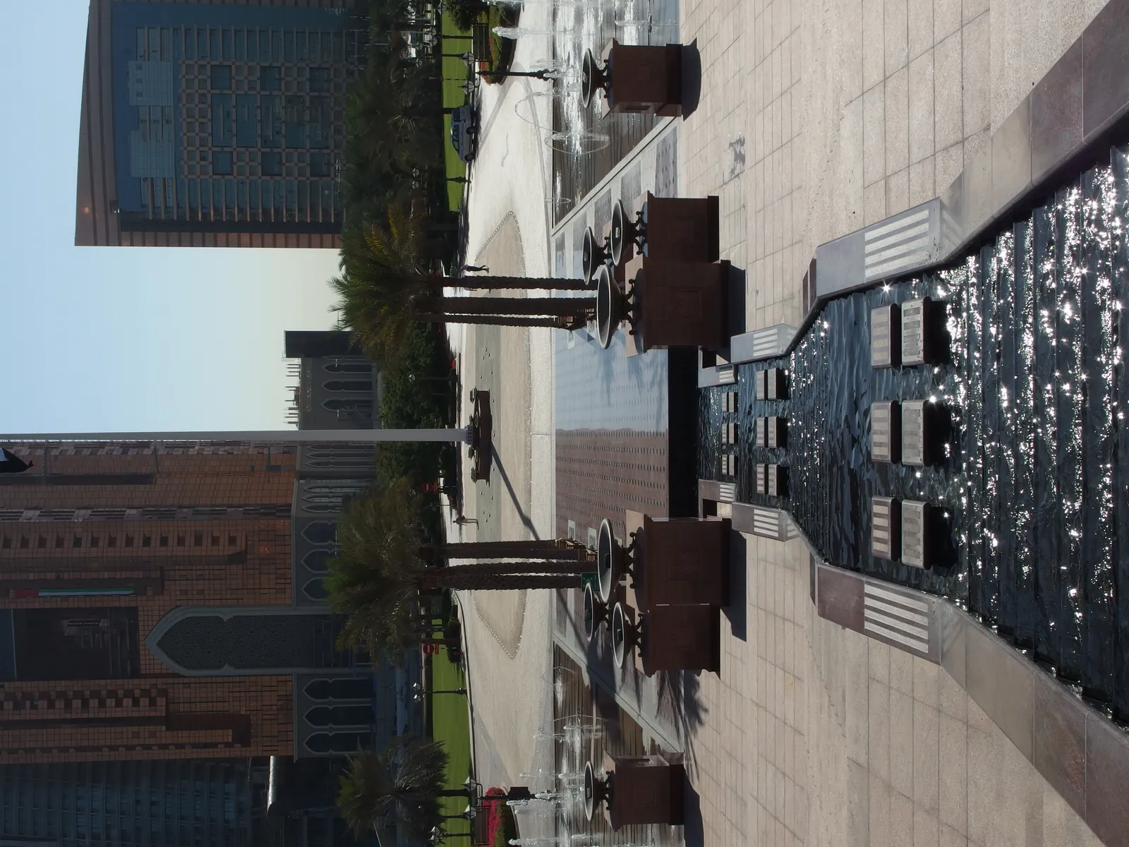 Emirates Palace visto dall'esterno