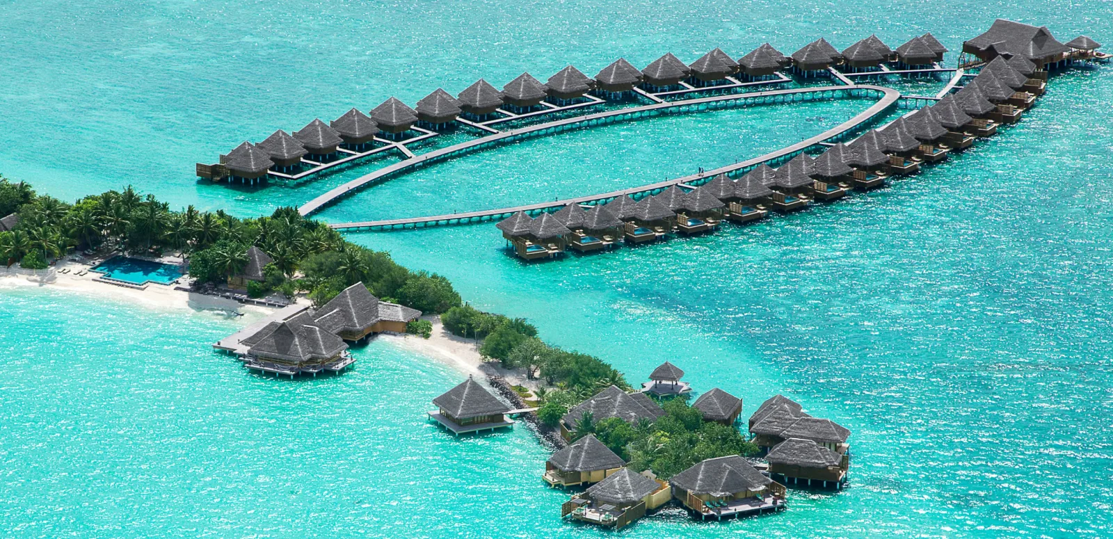 Le ville sull'acqua del Taj Exotica Resort & Spa, Maldives